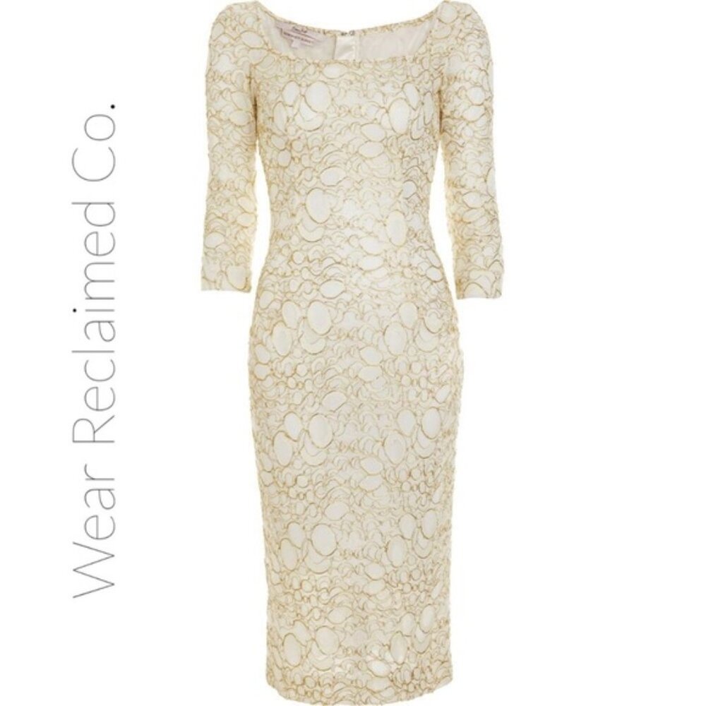 Rare LWREN SCOTT Serengeti Sunset Formal Dress